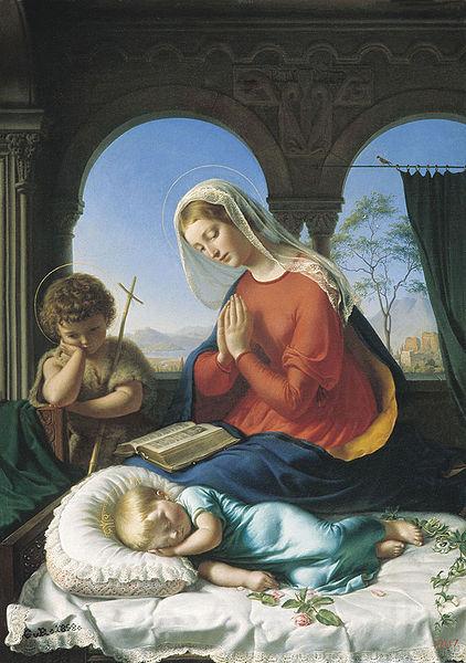 Gerhard Wilhelm von Reutern The Holy Family Spain oil painting art